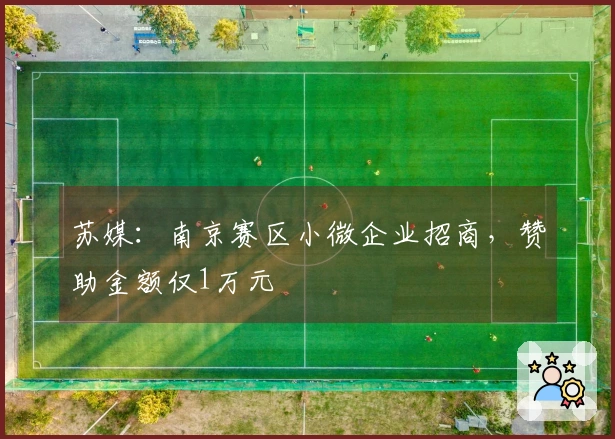 苏媒：南京赛区小微企业招商，赞助金额仅1万元
